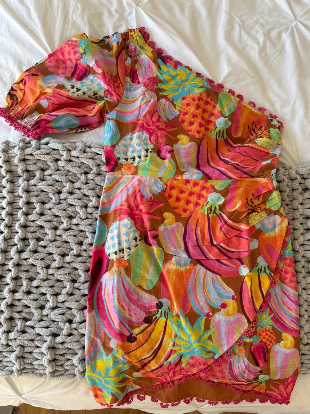 Farm Rio Fruit Salad Mini Dress